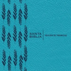 Biblia Reina Valera 1960 de Promesas · Letra gigante · Imitación piel turquesa