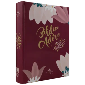 Biblia Reina Valera 1960 Adoro Flores Letra Grande 12 Puntos Tapa Dura