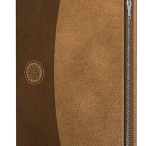 Biblia Reina Valera 1960 · Letra grande · Tapa piel color canela · Con cierre