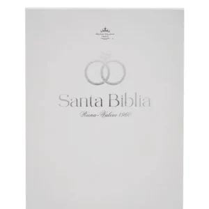 Biblia Reina Valera 1960 065Cti L 12P 14X21 Pjr Especial De Bodas Blanco Canto Plateado Con Índice Y Caja De Lujo