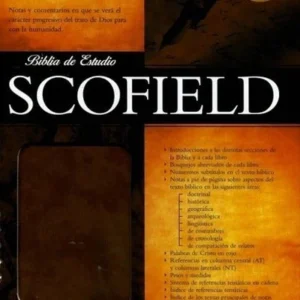 Biblia De Estudio Scofield Tapa Simil Piel Chocolate Reina Valera 1960