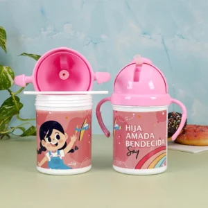 Cantimplora Osito Rosa - Hija Amada