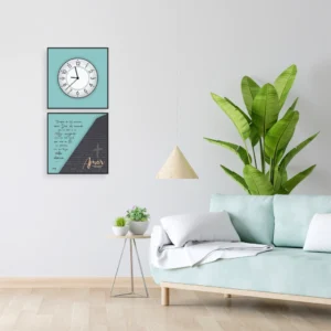 Reloj Doble 30x60cm - Juan 3.16