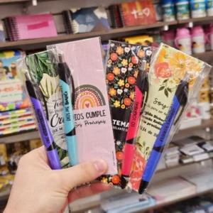 Birome Filgo Metalizada + Señalador